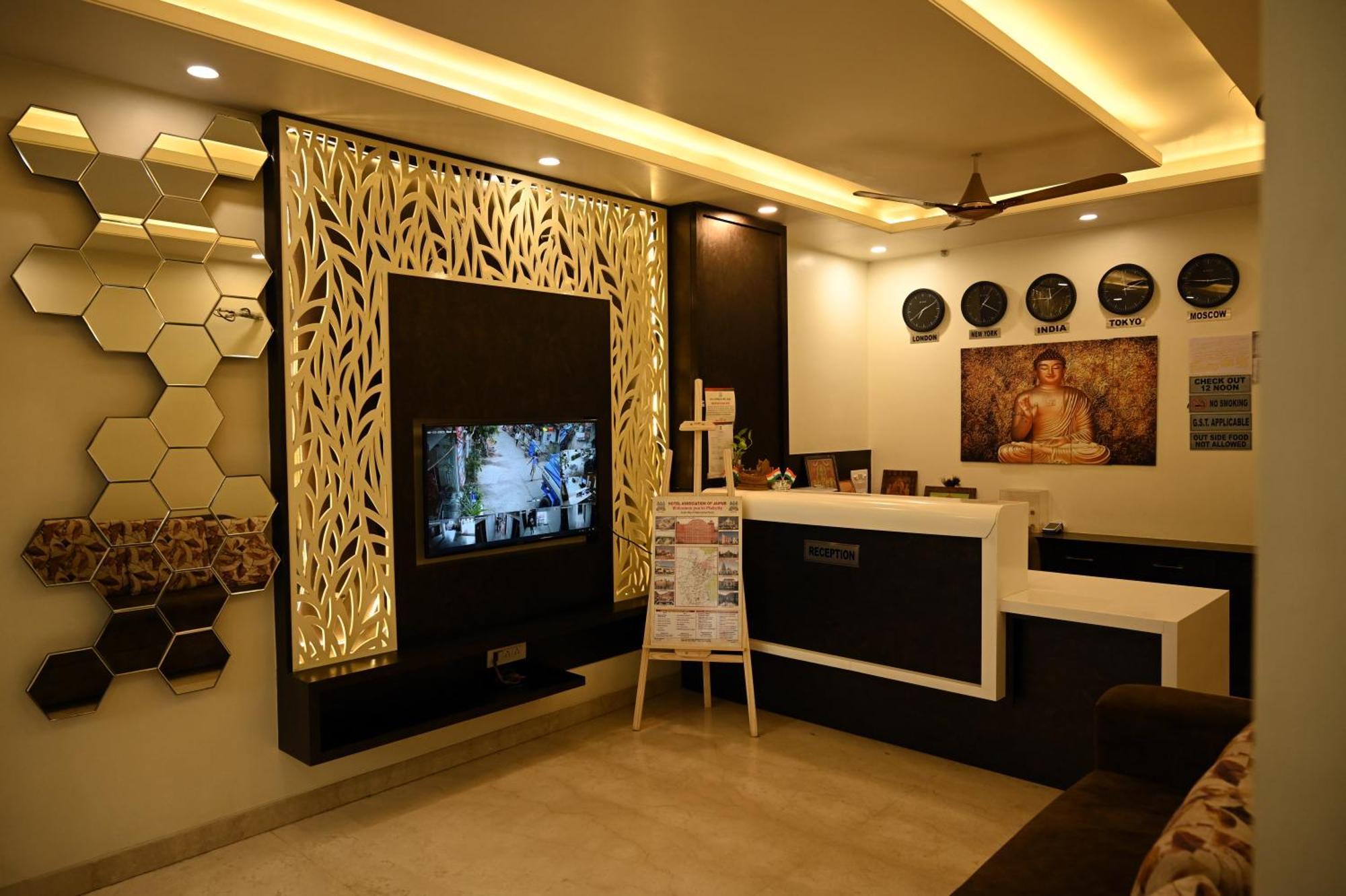 Hotel Pulse Inn Near Railway Station 자이푸르 외부 사진